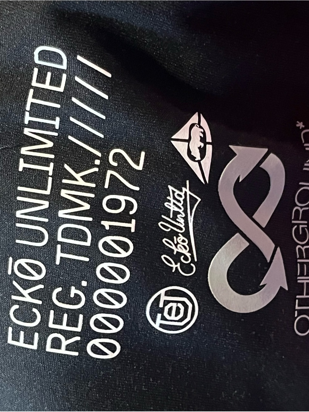 Ecko Unlimited Red and Black Colorblock Sweatpants - Picture 3 of 6